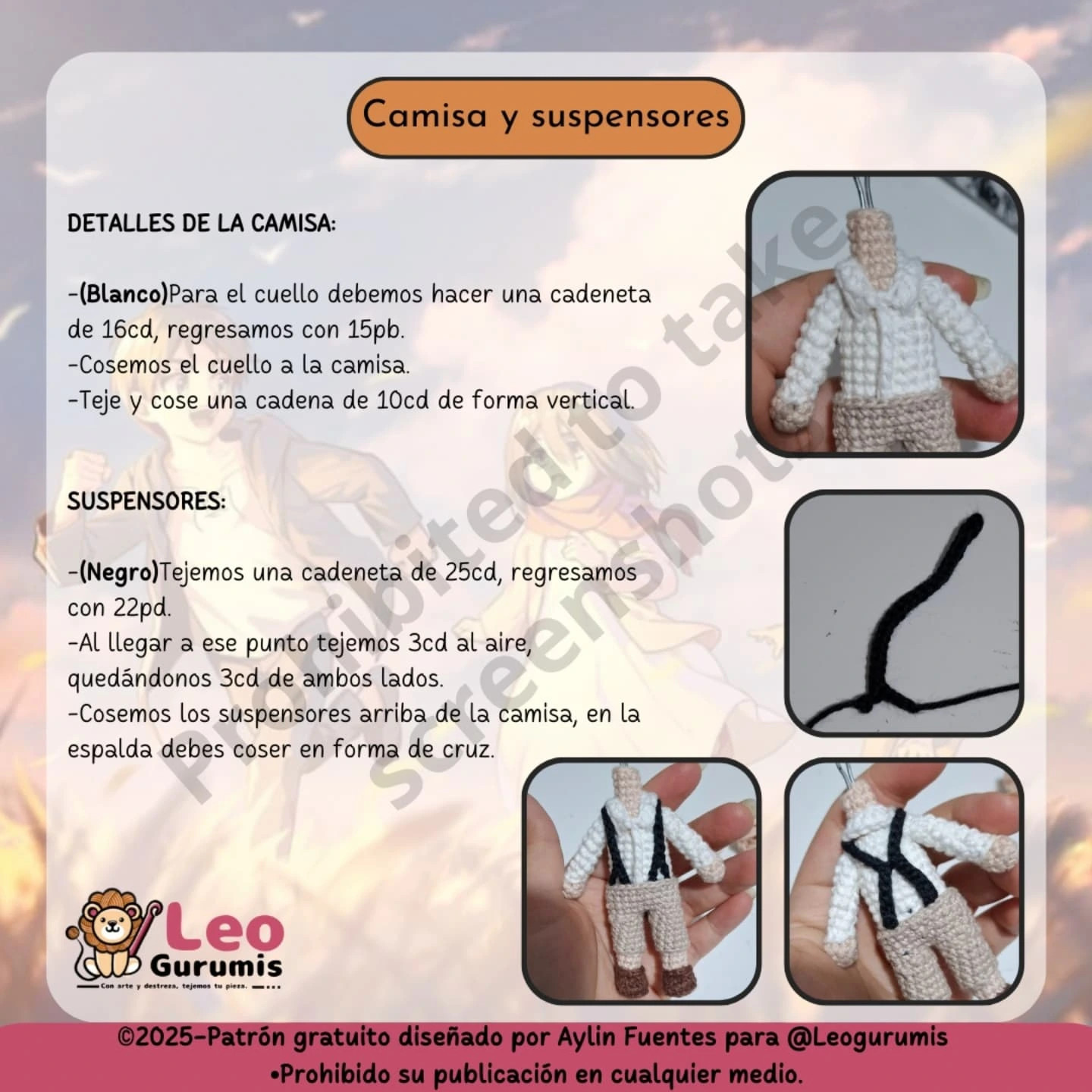 Patrón Amigurumi Armin Arlet Gratis