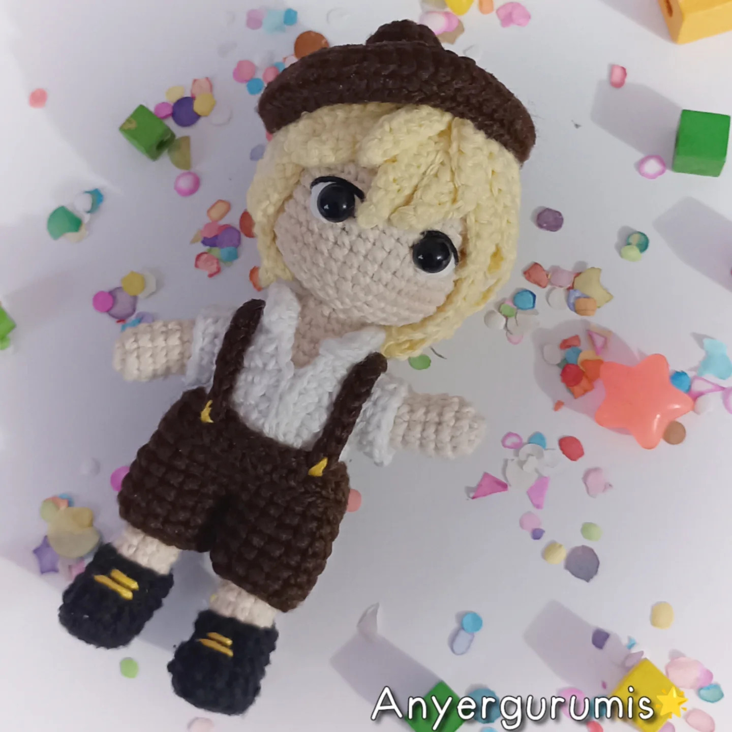 Patrón amigurumi Daiki: Colección Sanrio Boys gratuito