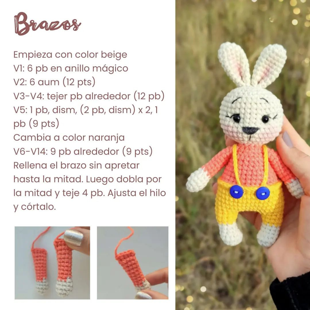 Patrón amigurumi de conejito