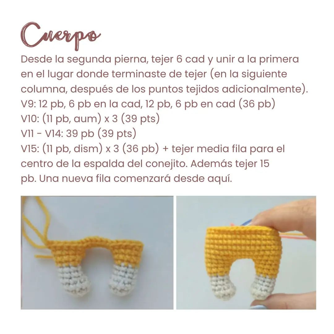 Patrón amigurumi de conejito