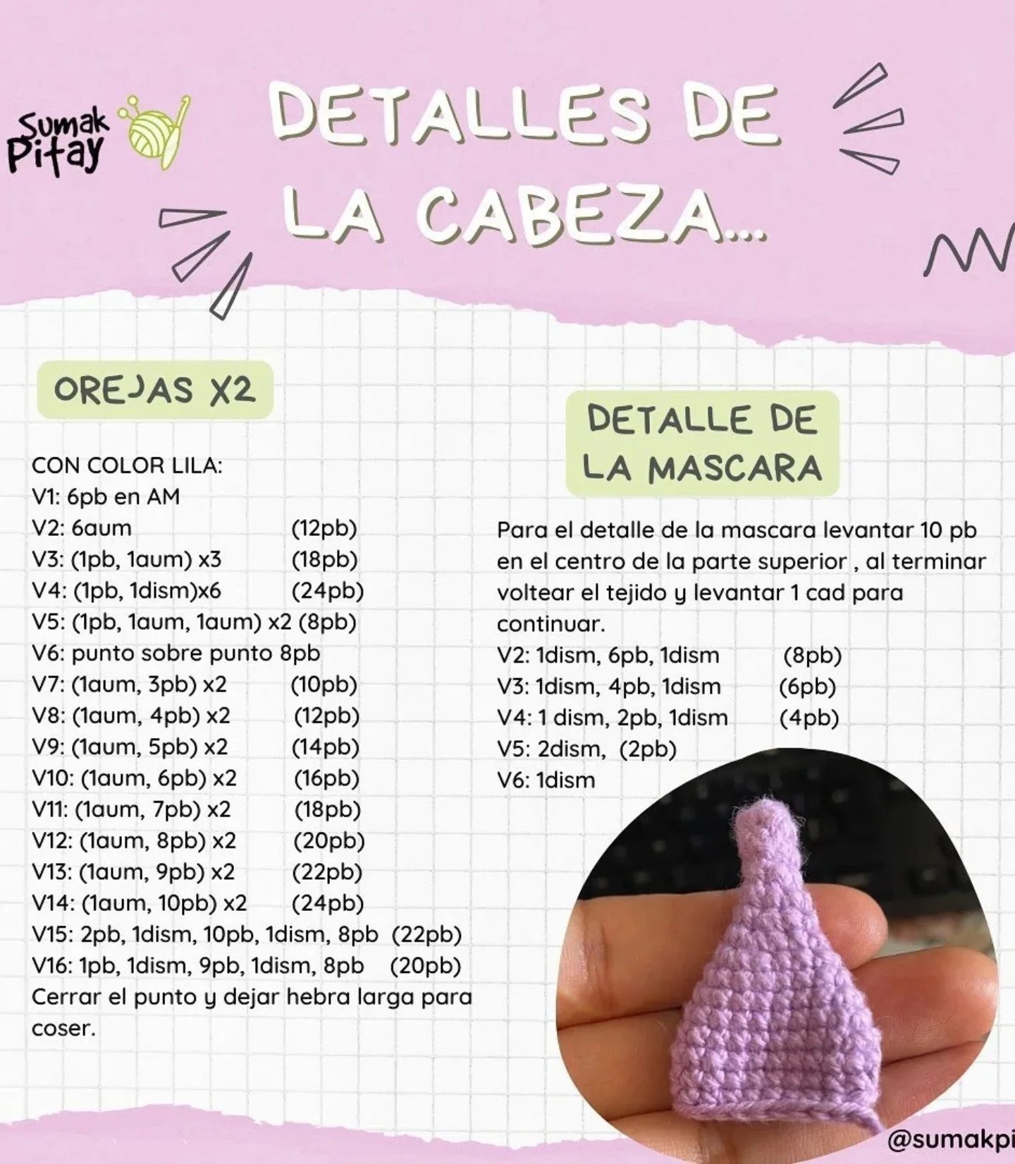 Patrón Amigurumi Gratis:  Adorable personaje kawaii a crochet.