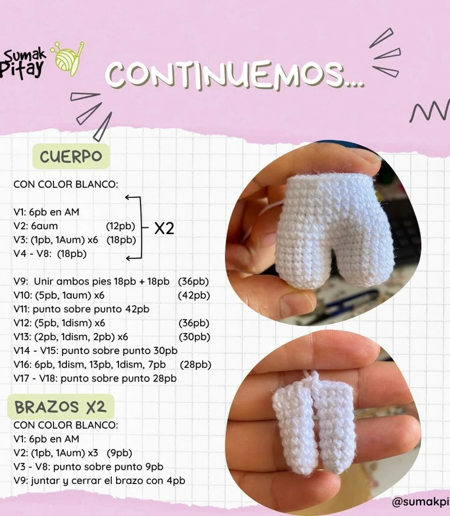 Patrón Amigurumi Gratis:  Adorable personaje kawaii a crochet.