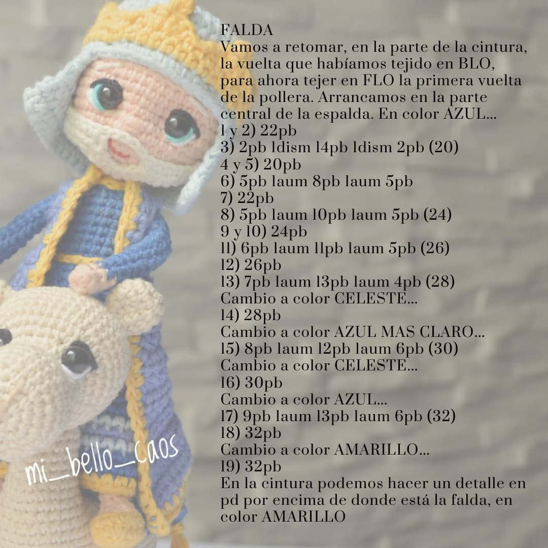 Patrón amigurumi gratis: Belén navideño