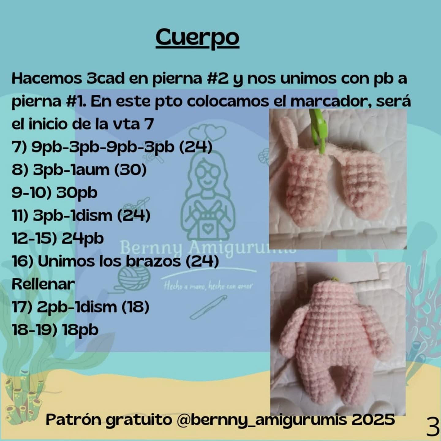 Patrón Amigurumi gratis: Betty la Cerdita