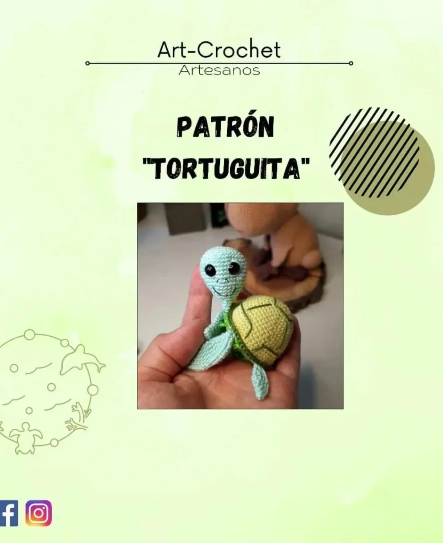 Patrón amigurumi gratis: Capibara con Tortuguita