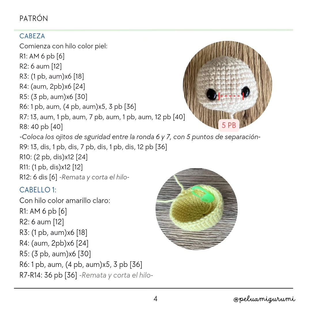 Patrón amigurumi gratis: El Principito