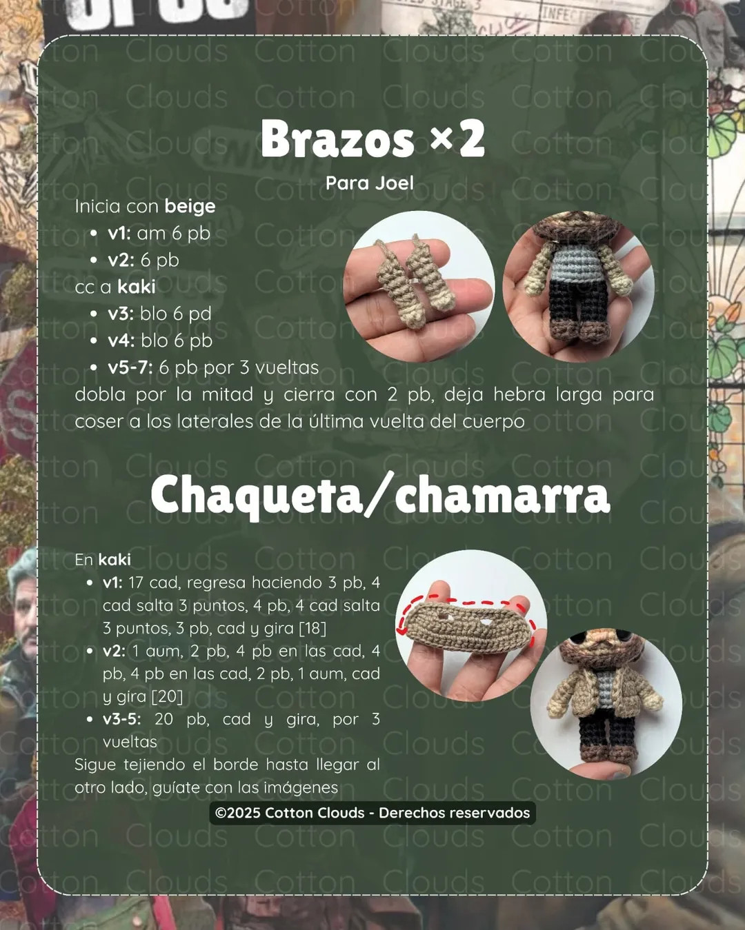 Patrón amigurumi gratis: Ellie & Joel