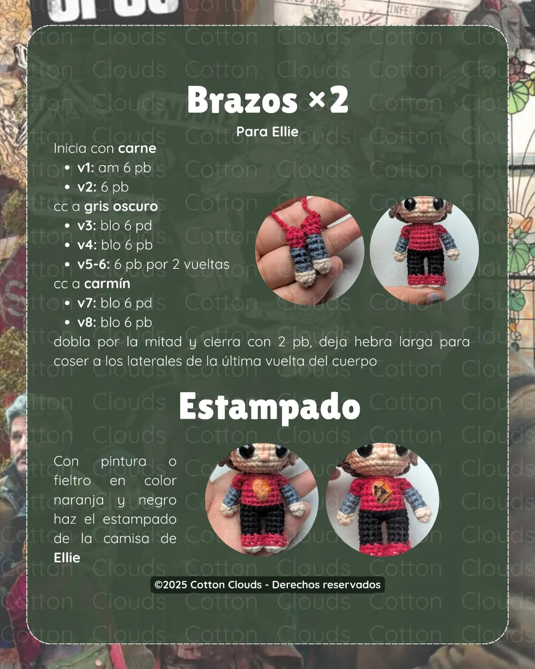 Patrón amigurumi gratis: Ellie & Joel