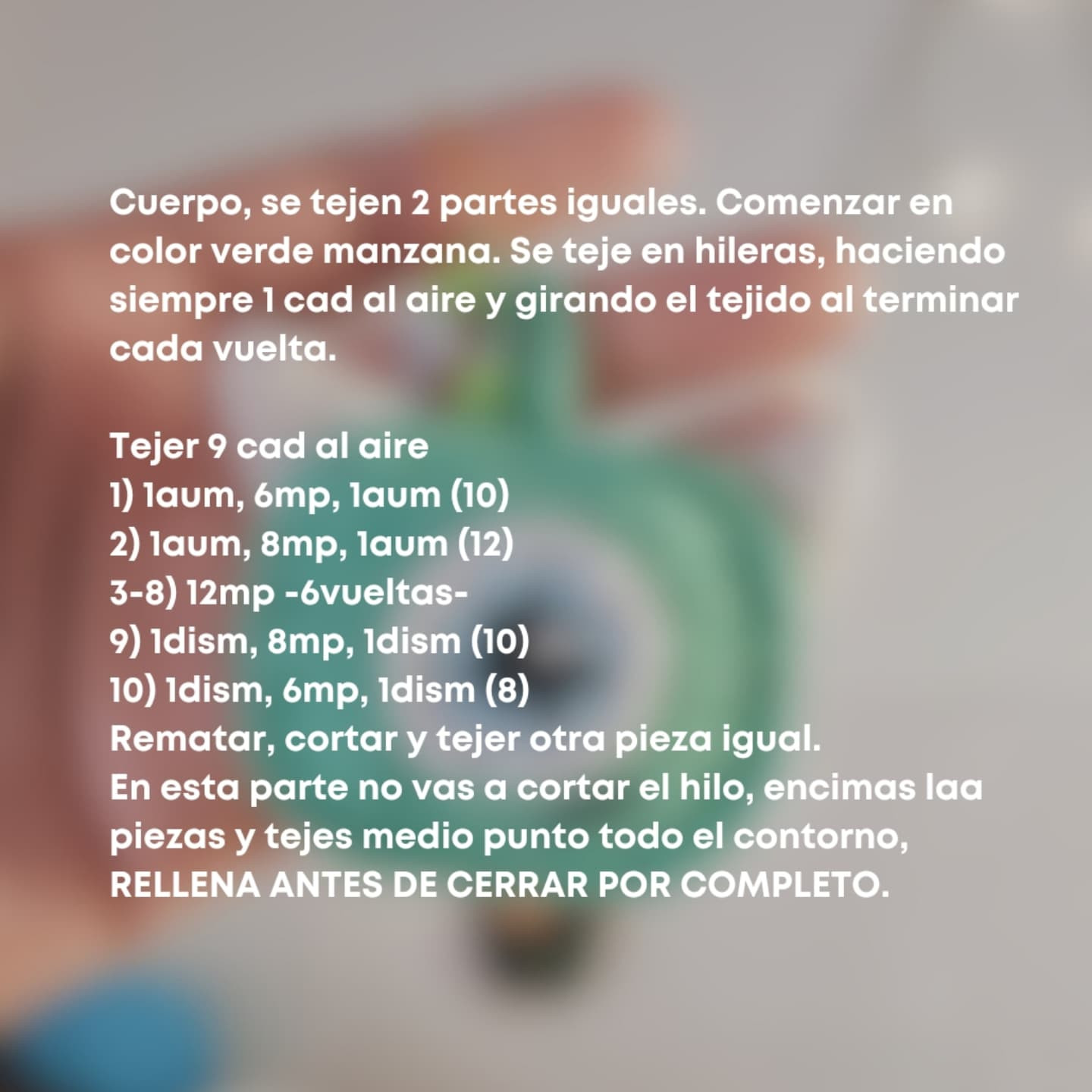 Patrón amigurumi gratis: Mini Mike