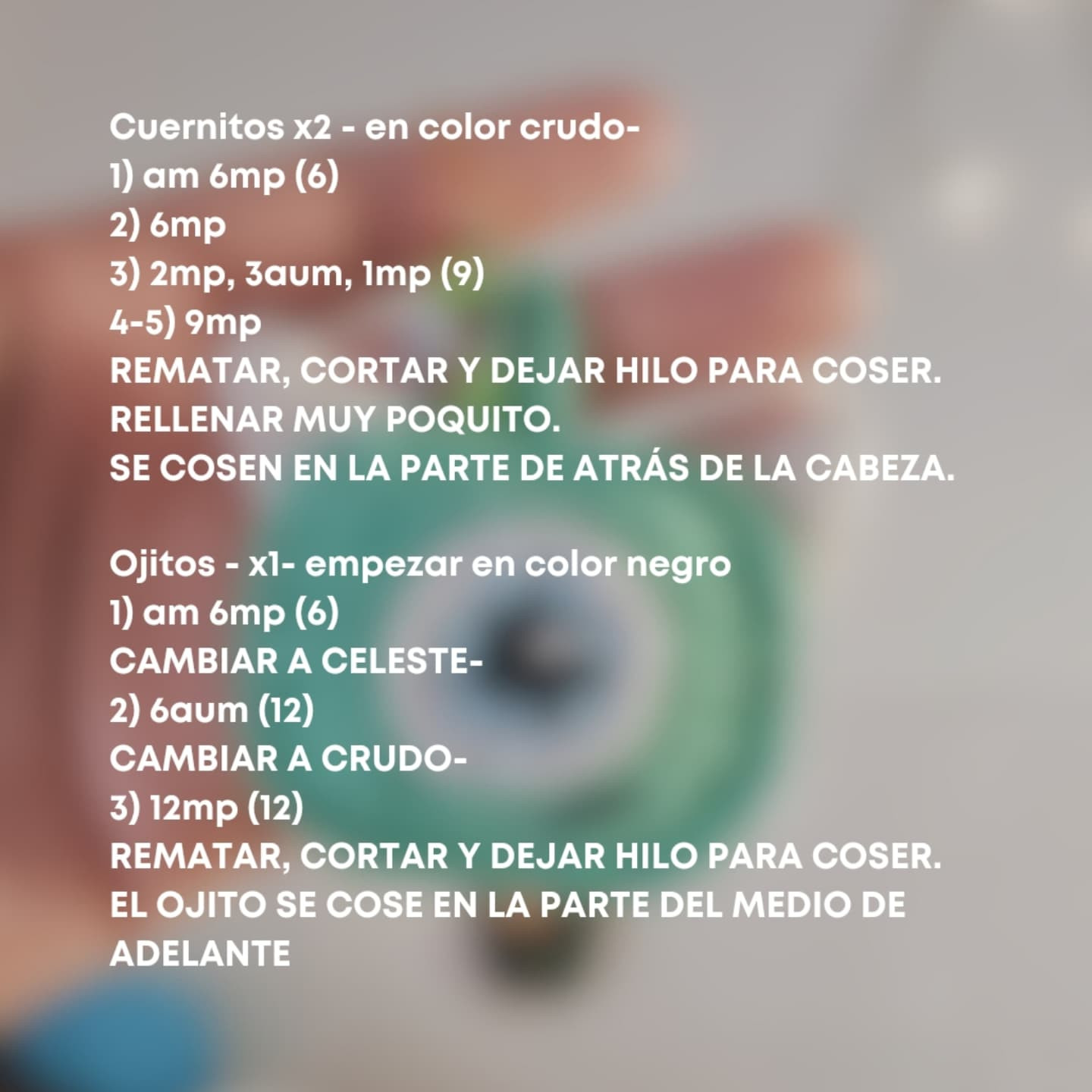 Patrón amigurumi gratis: Mini Mike