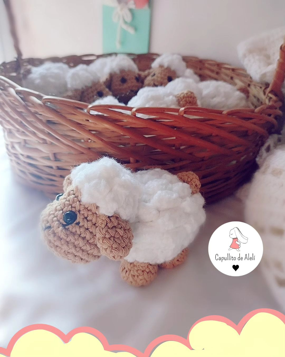 Patrón amigurumi gratis: Oveja tierna