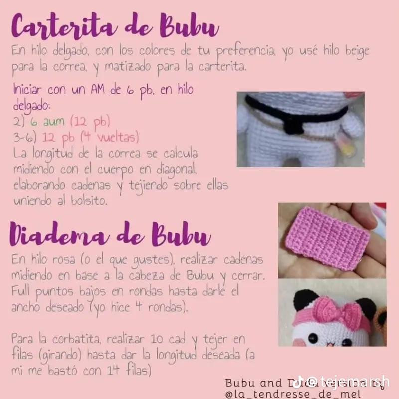 Patrón amigurumi gratis: Panda y Oso