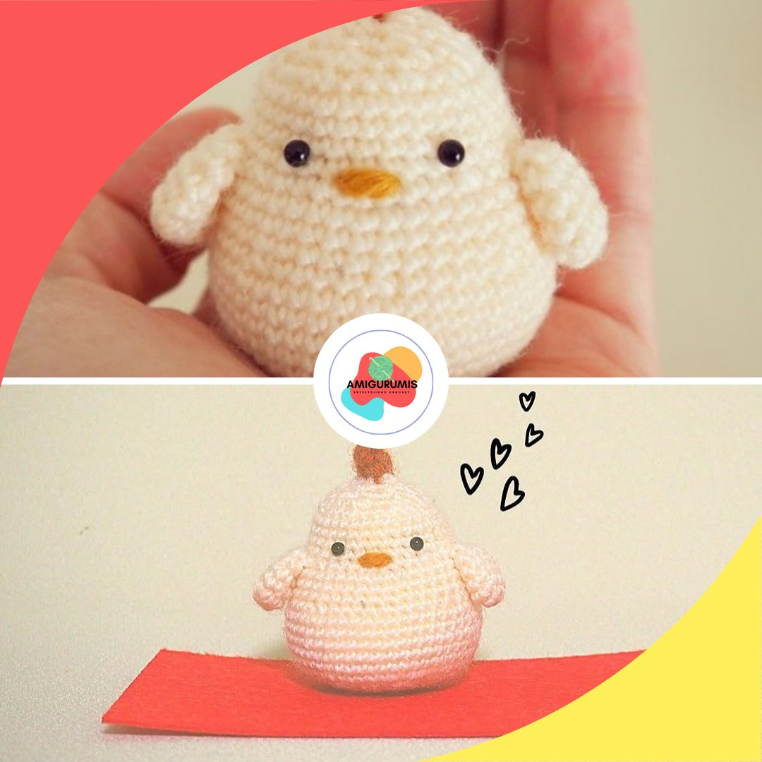 Patrón amigurumi gratis: Pollito tierno