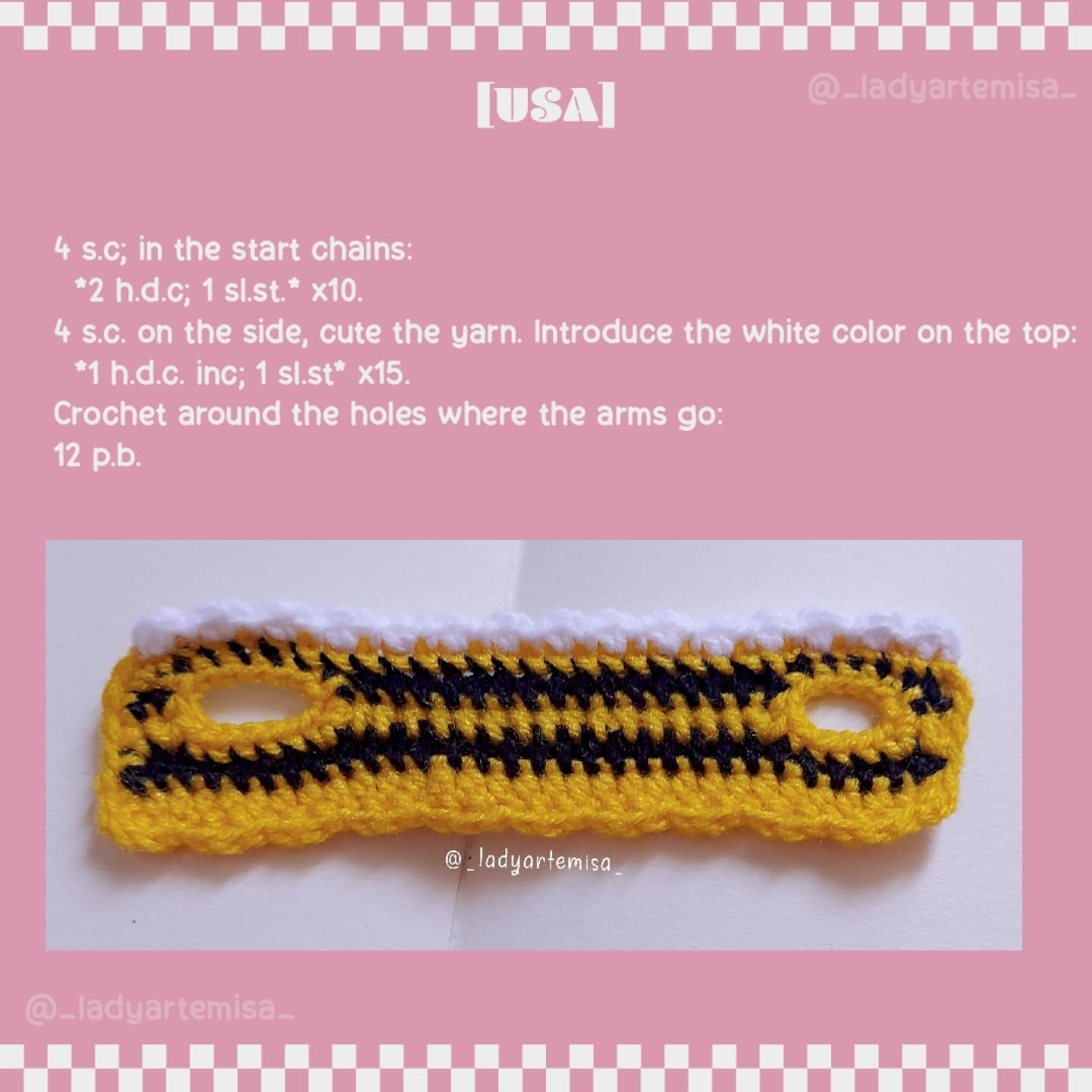 Patrón amigurumi gratis: tierno osito abeja