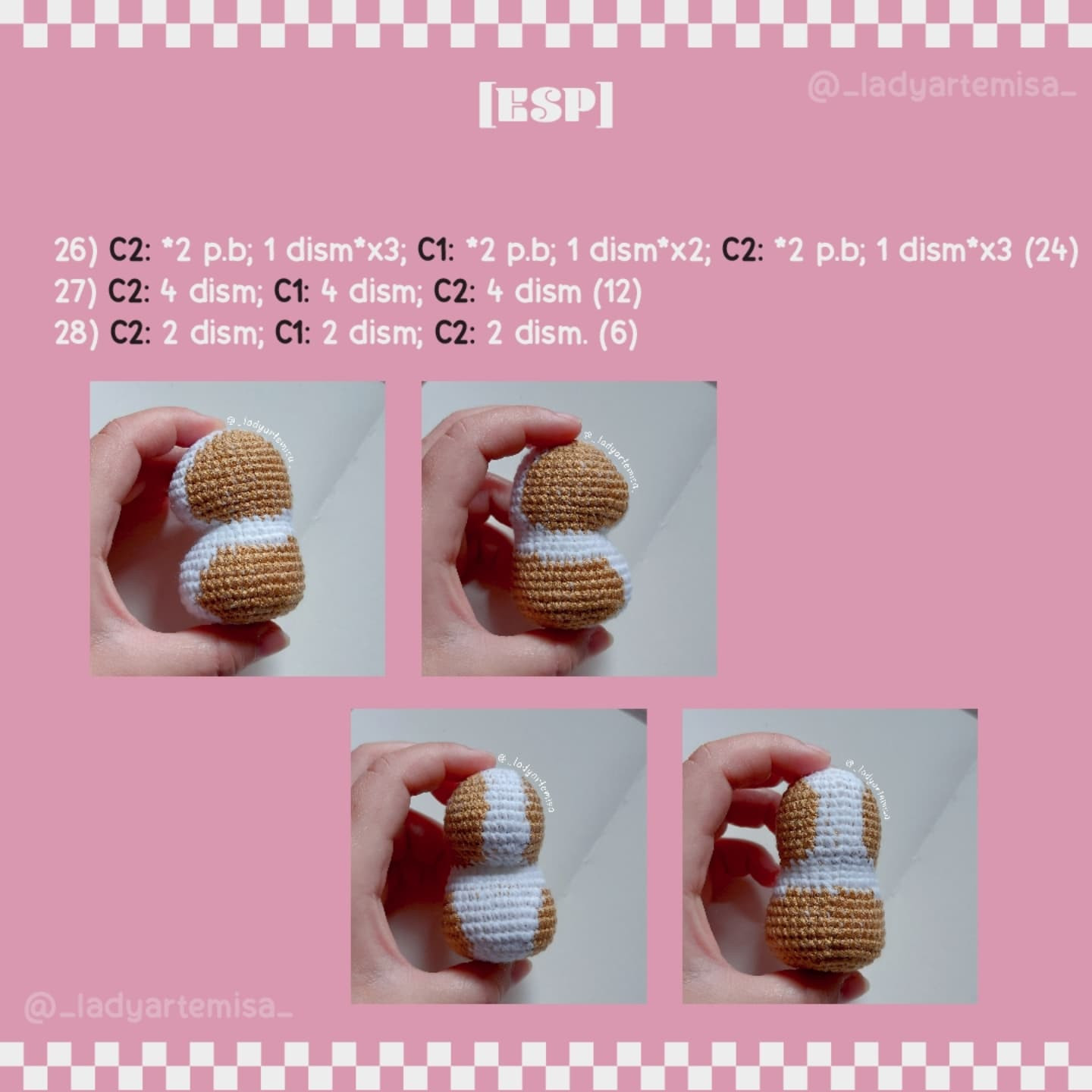 Patrón amigurumi gratis: tierno osito abeja
