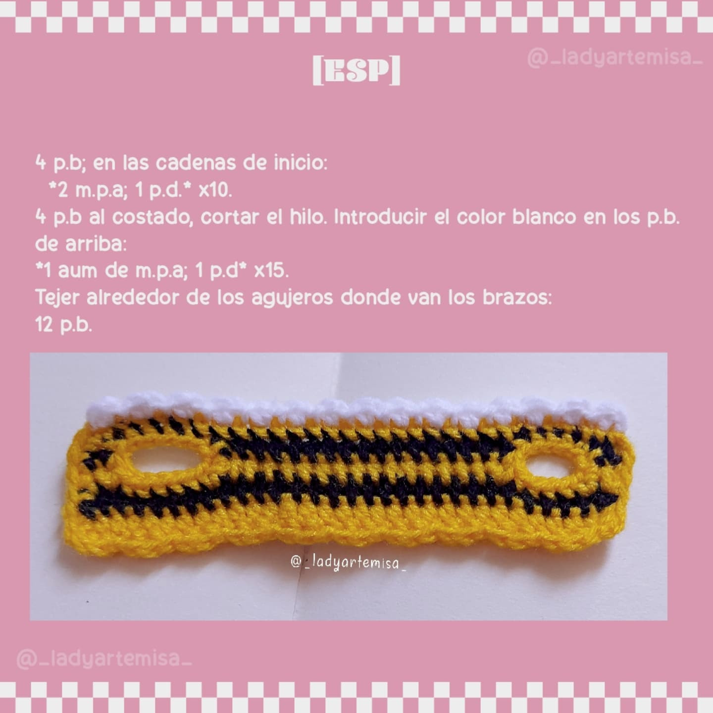 Patrón amigurumi gratis: tierno osito abeja