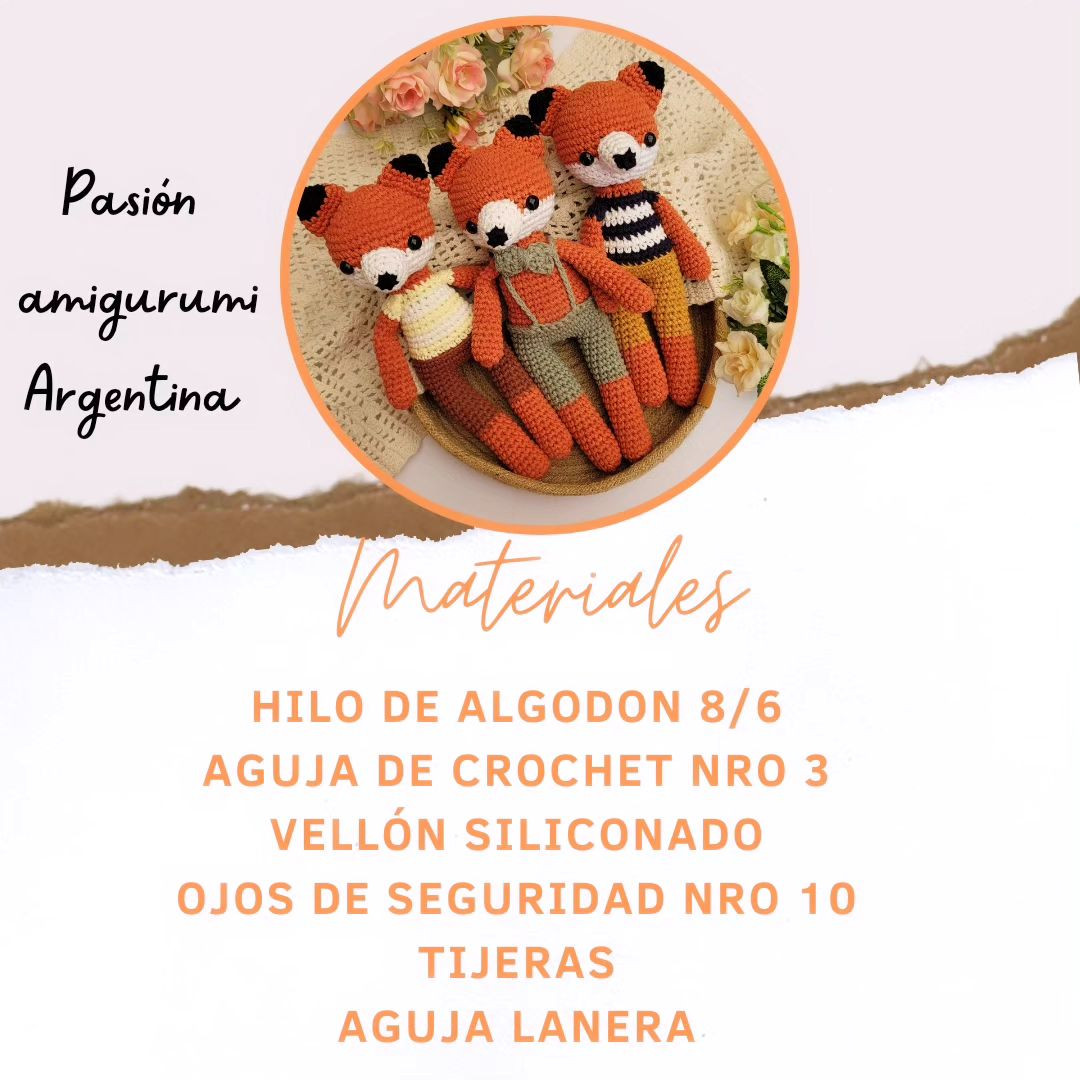 Patrón amigurumi gratis: tres zorros adorables