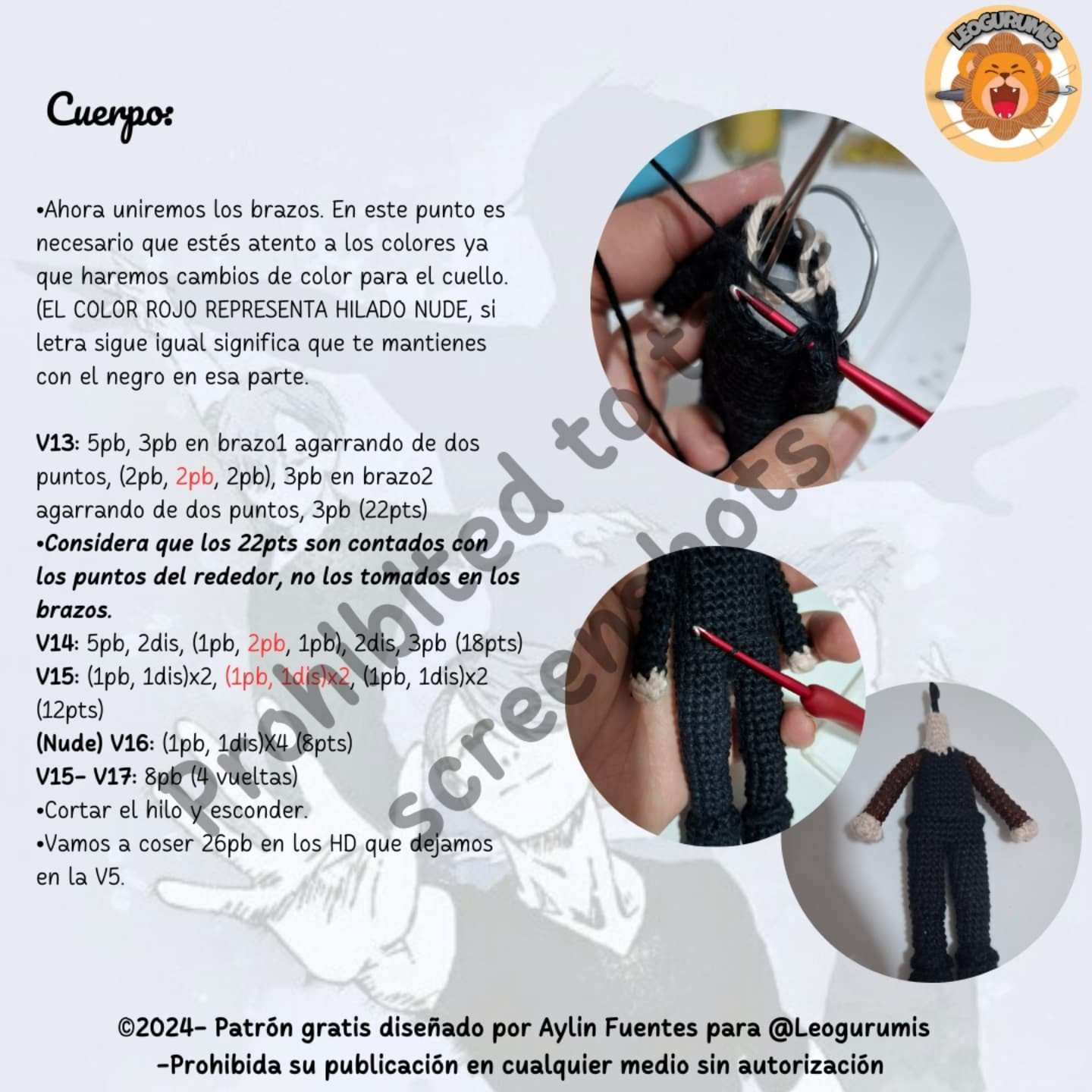 Patrón amigurumi gratis: Victor Nikiforov