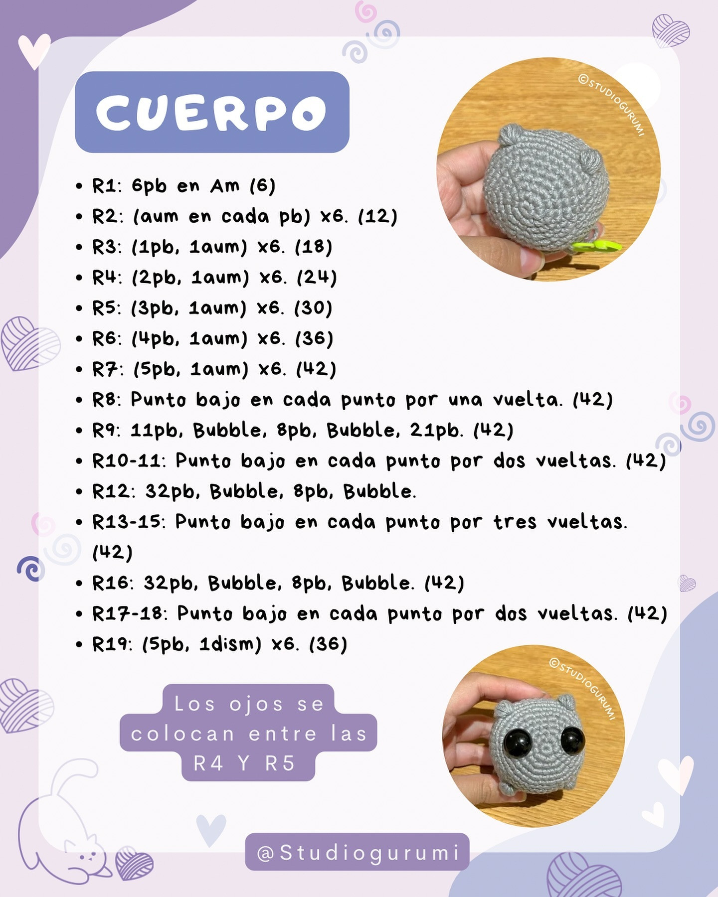 Patrón amigurumi gratuito: Llavero hámster triste.