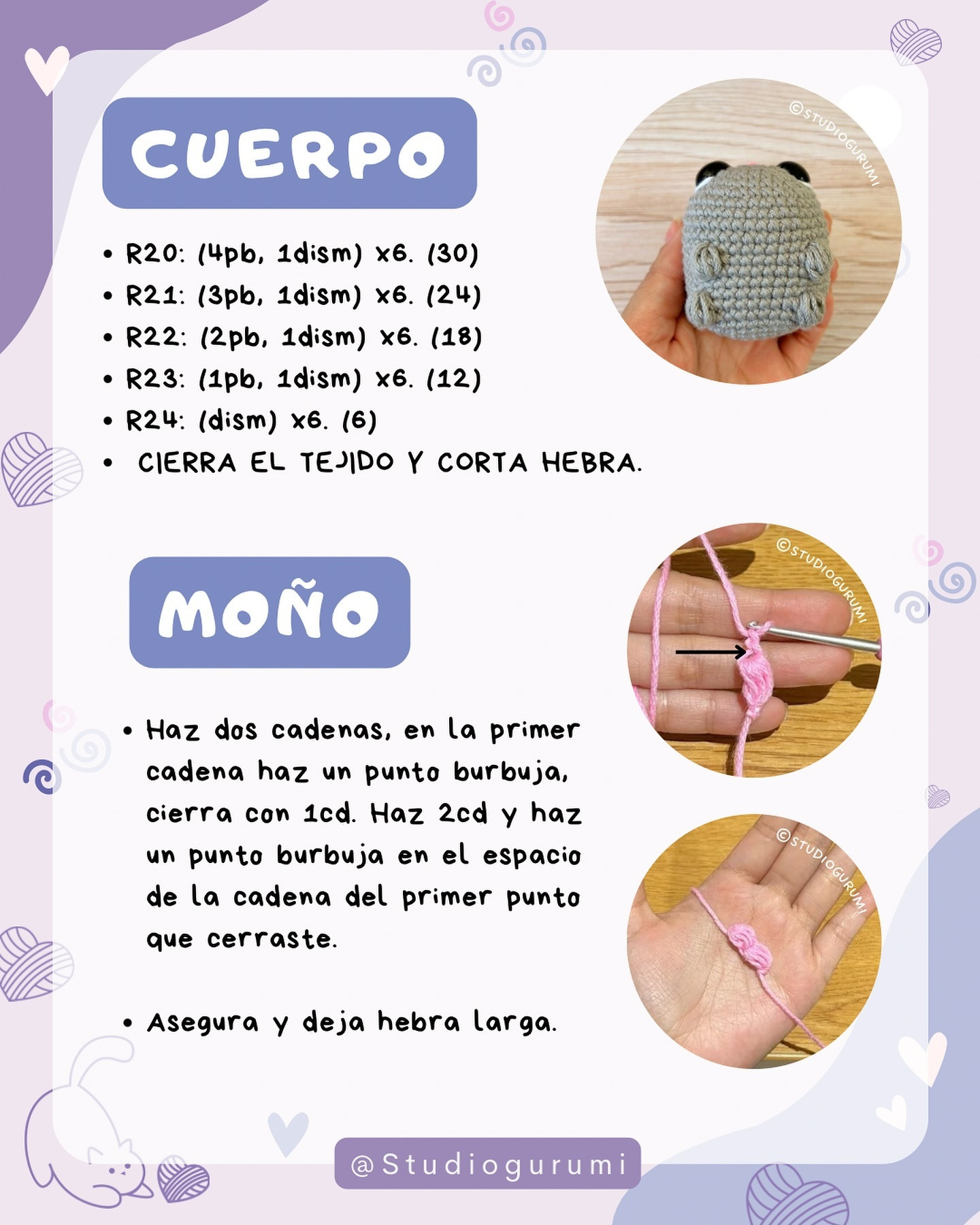 Patrón amigurumi gratuito: Llavero hámster triste.