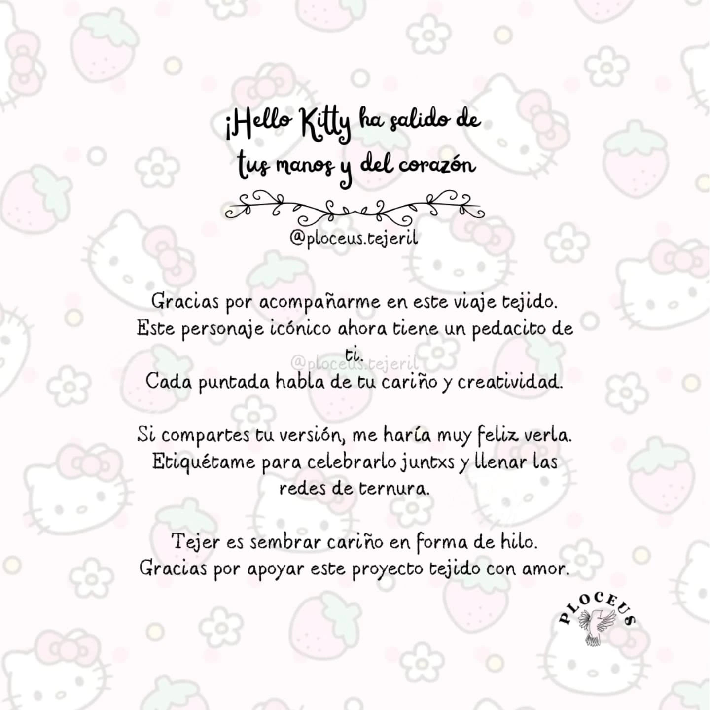 Patrón amigurumi Hello Kitty: Guía paso a paso