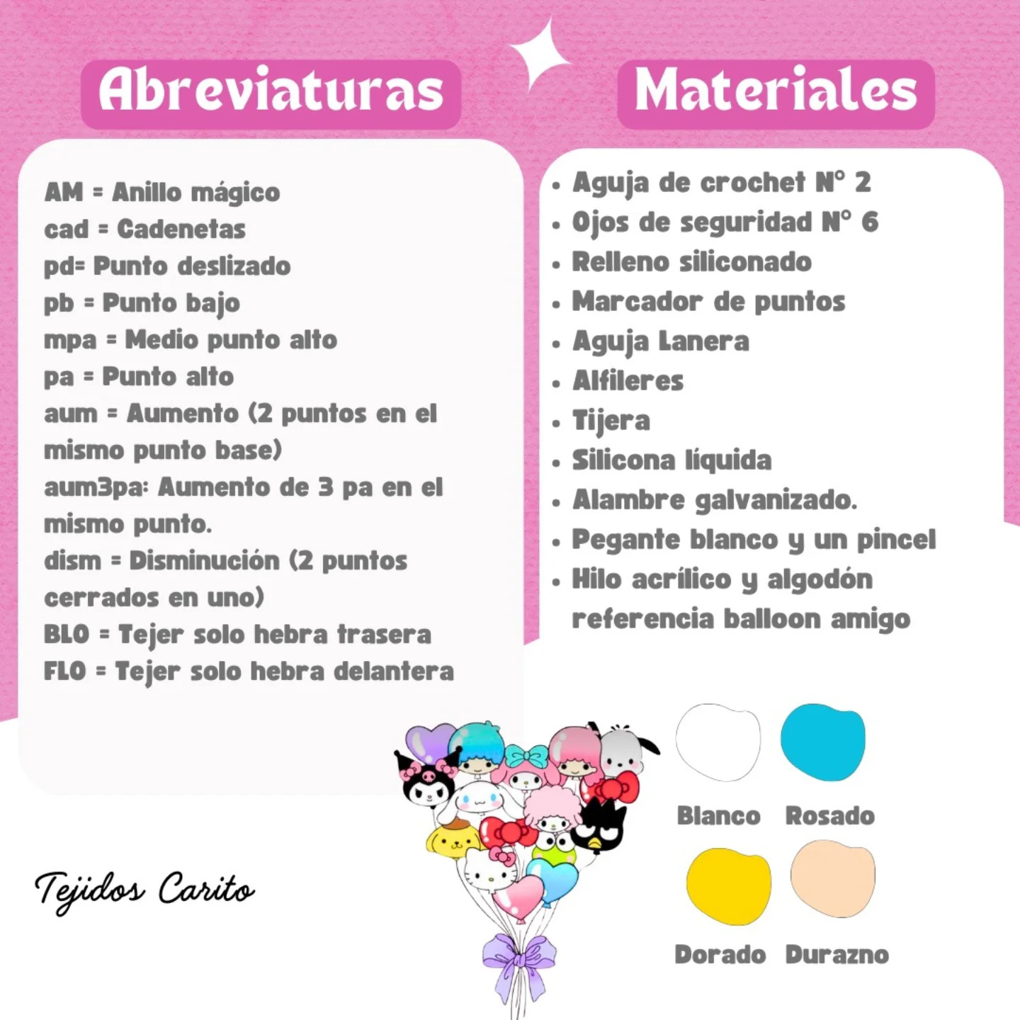 Patrón amigurumi Kiki Balloon gratis