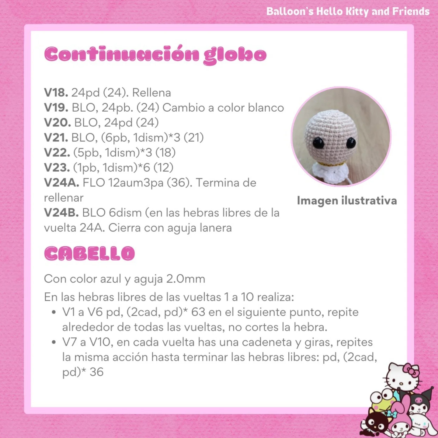 Patrón amigurumi Kiki Balloon gratis