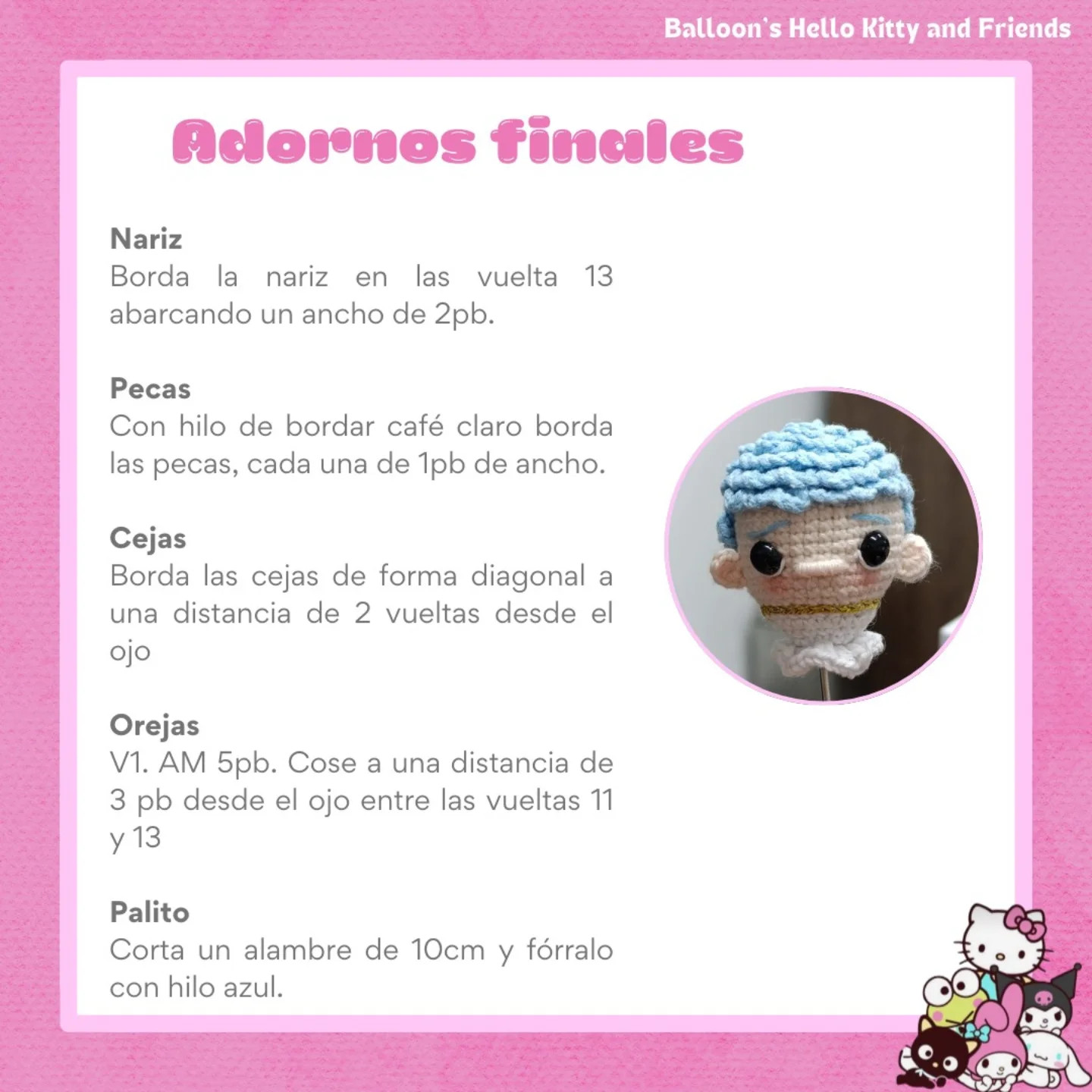 Patrón amigurumi Kiki Balloon gratis