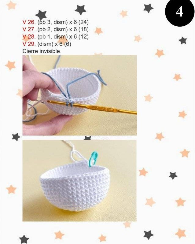 Patrón Amigurumi Llaveros Hello Kitty