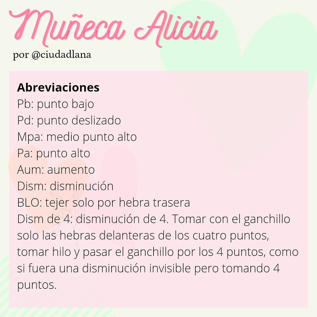 Patrón Amigurumi Muñeca Alicia: ¡Gratis!