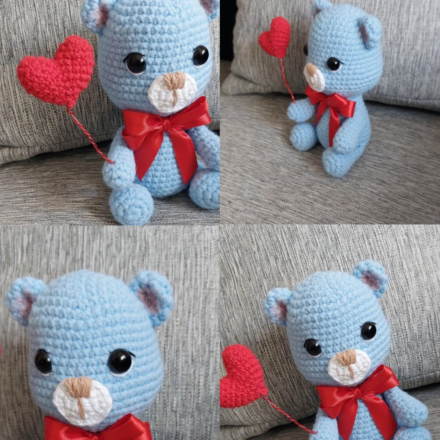 Patrón Amigurumi: Osito Valentín