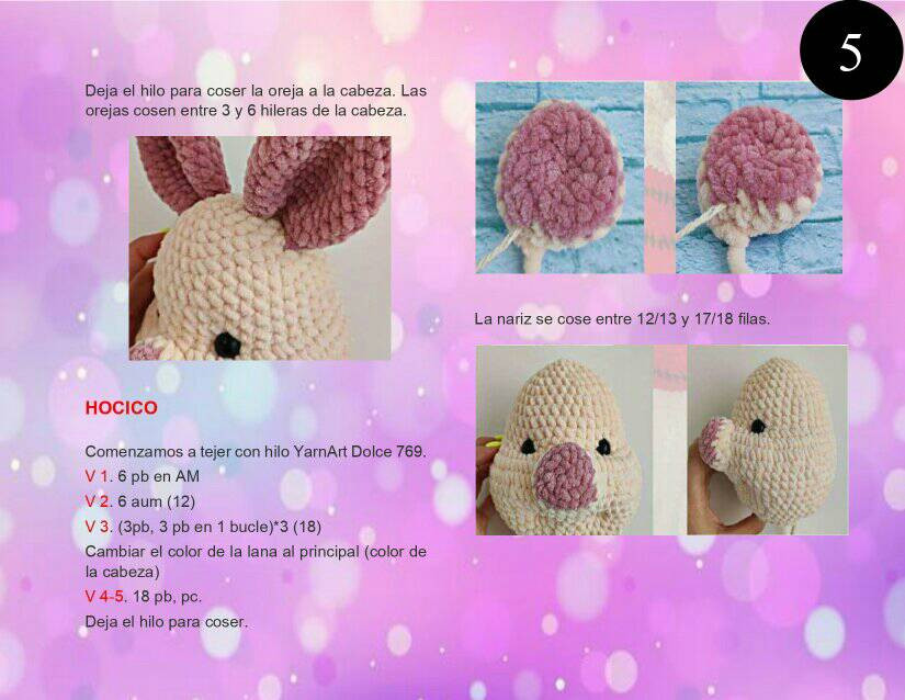 Patrón Amigurumi Piglet Gratis: Paso a Paso