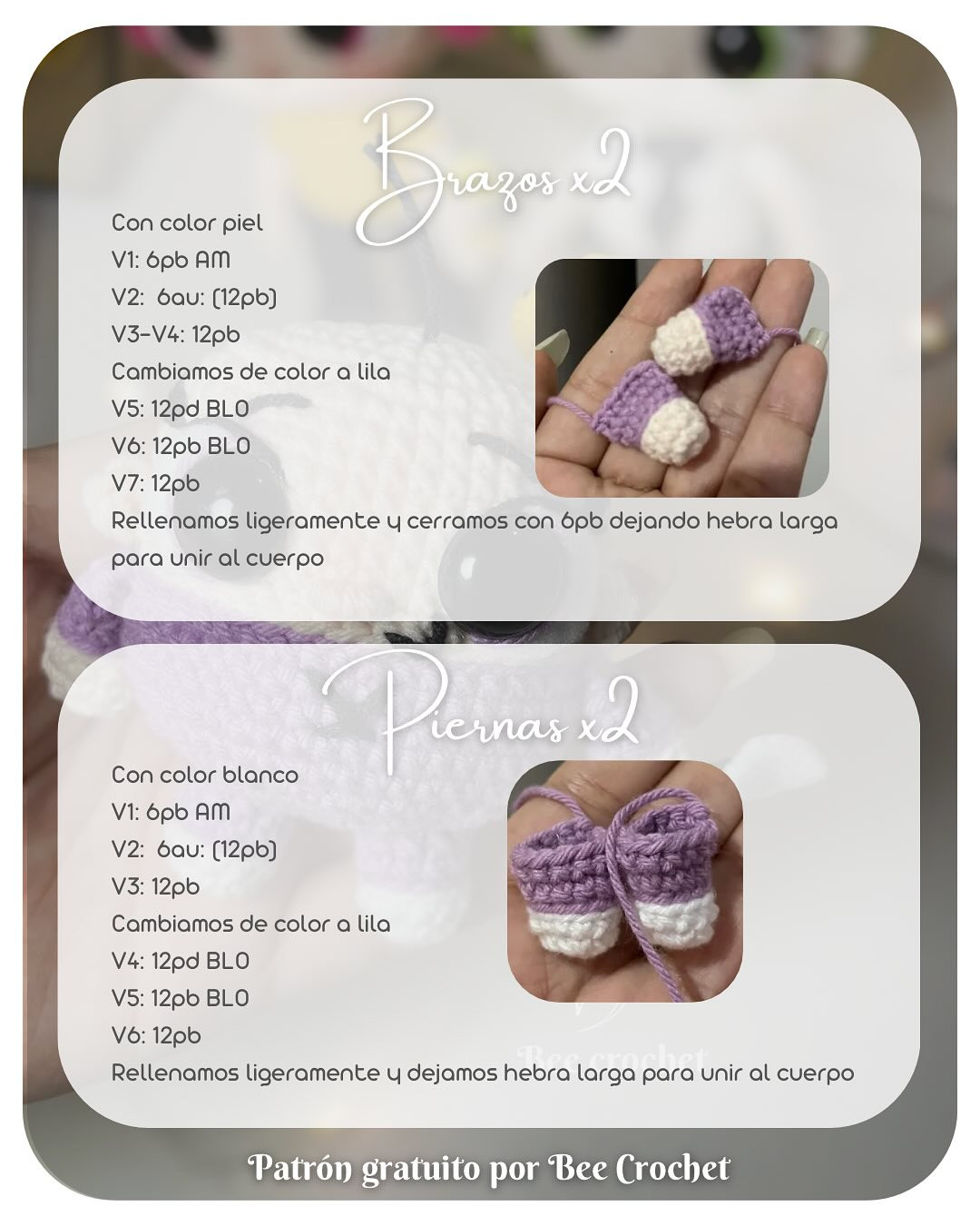 Patrón Amigurumi Pooof Gratis: Mócate un personaje adorable.