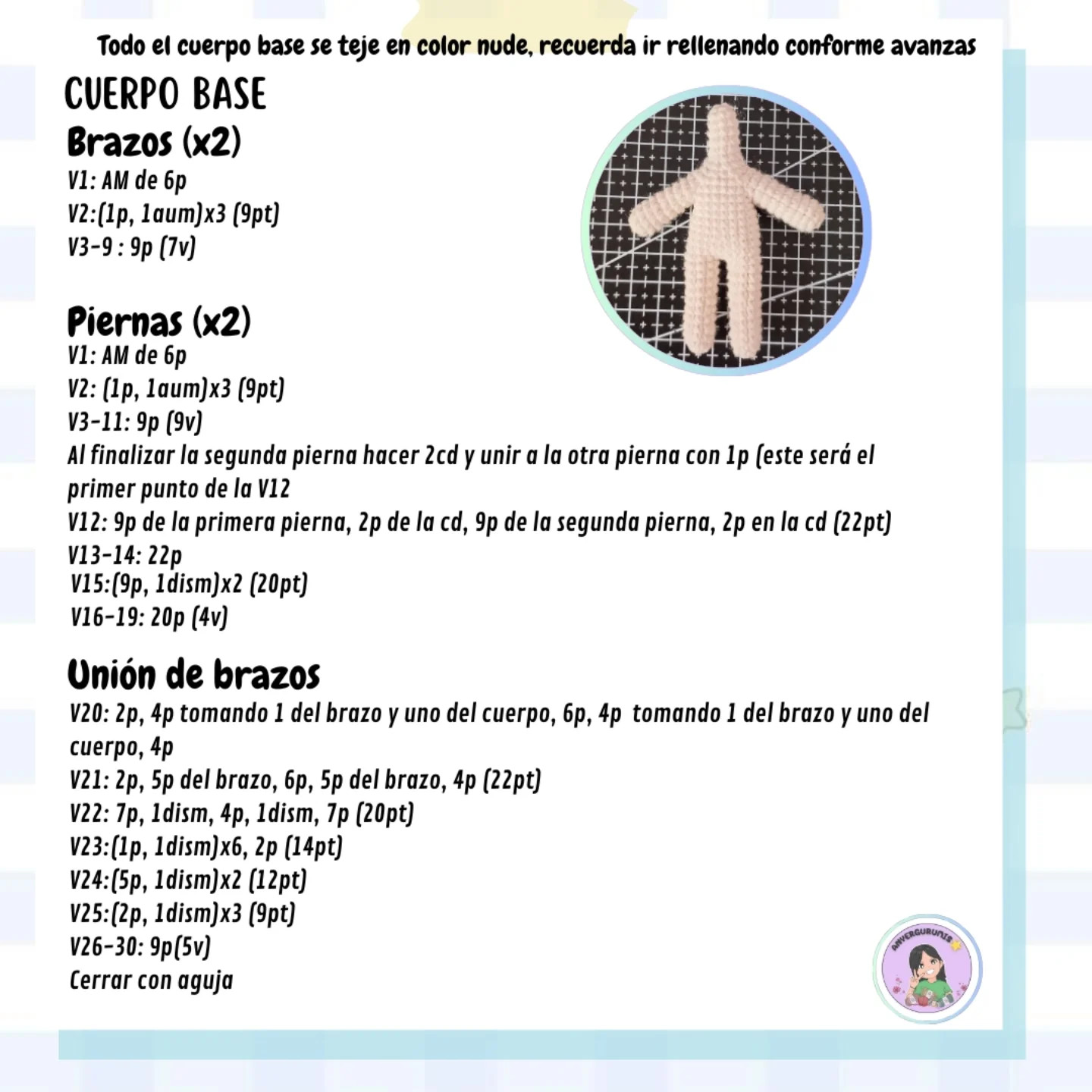 Patrón amigurumi Shiro gratis: Colección Sanrio Boys