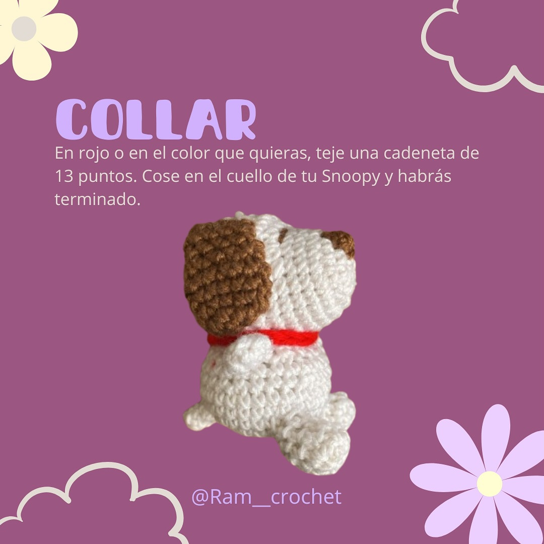 Patrón amigurumi Snoopy: guía completa de crochet