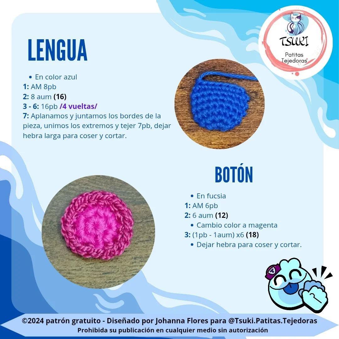 Patrón Amigurumi Squeak Gratis