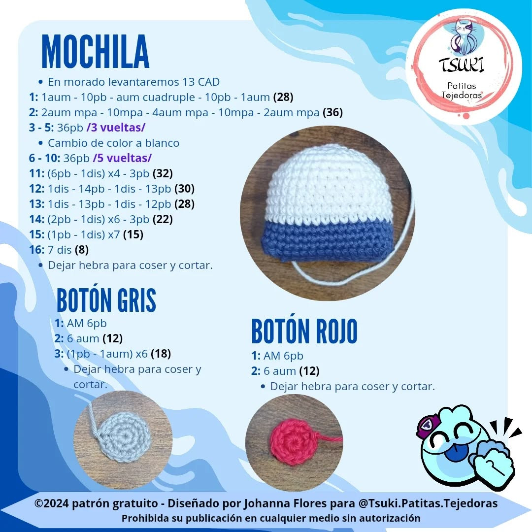 Patrón Amigurumi Squeak Gratis