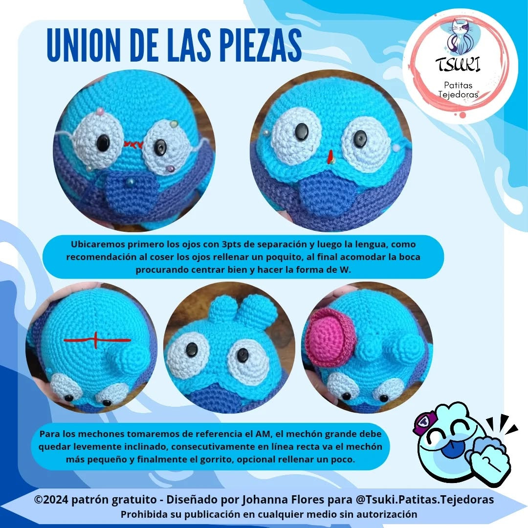 Patrón Amigurumi Squeak Gratis