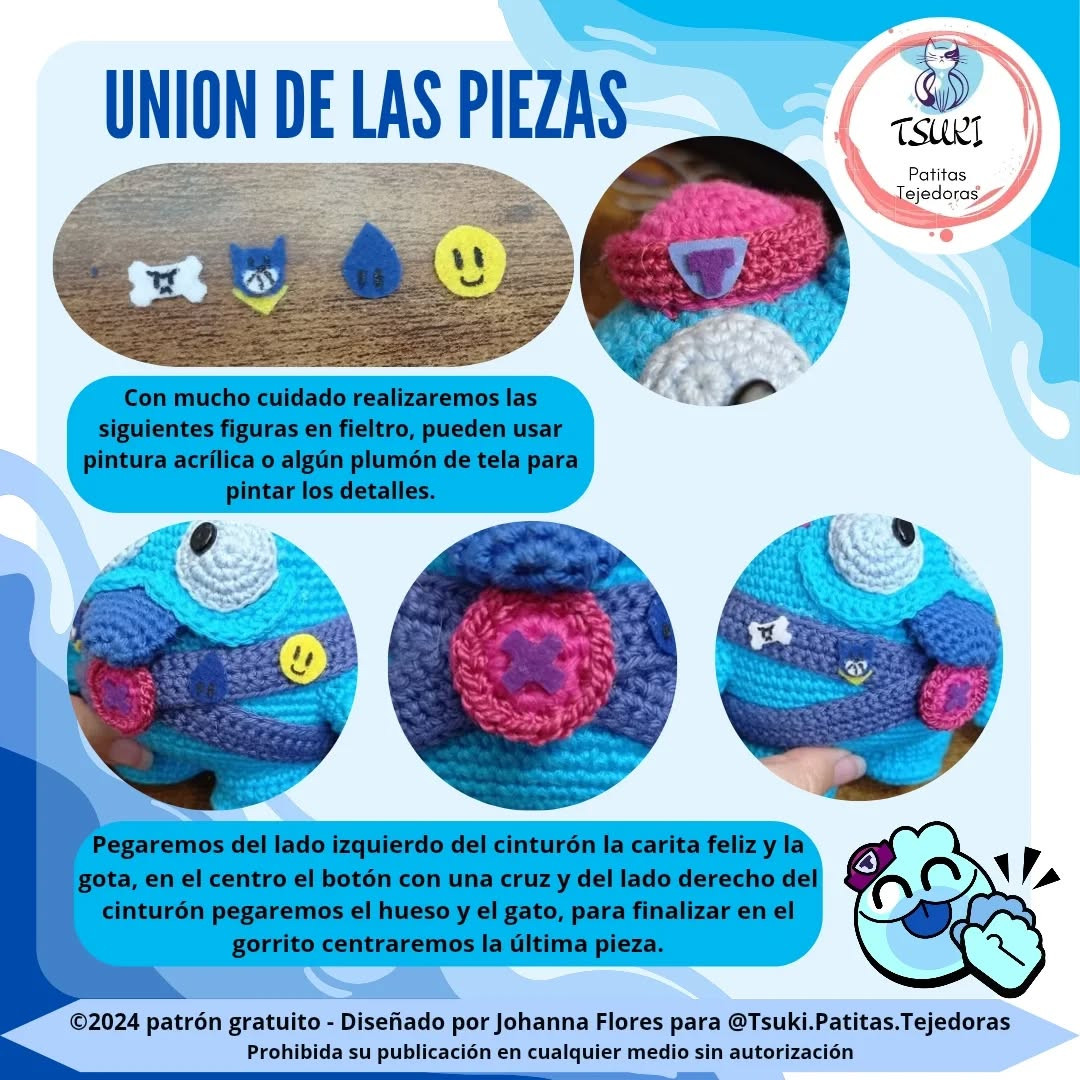 Patrón Amigurumi Squeak Gratis