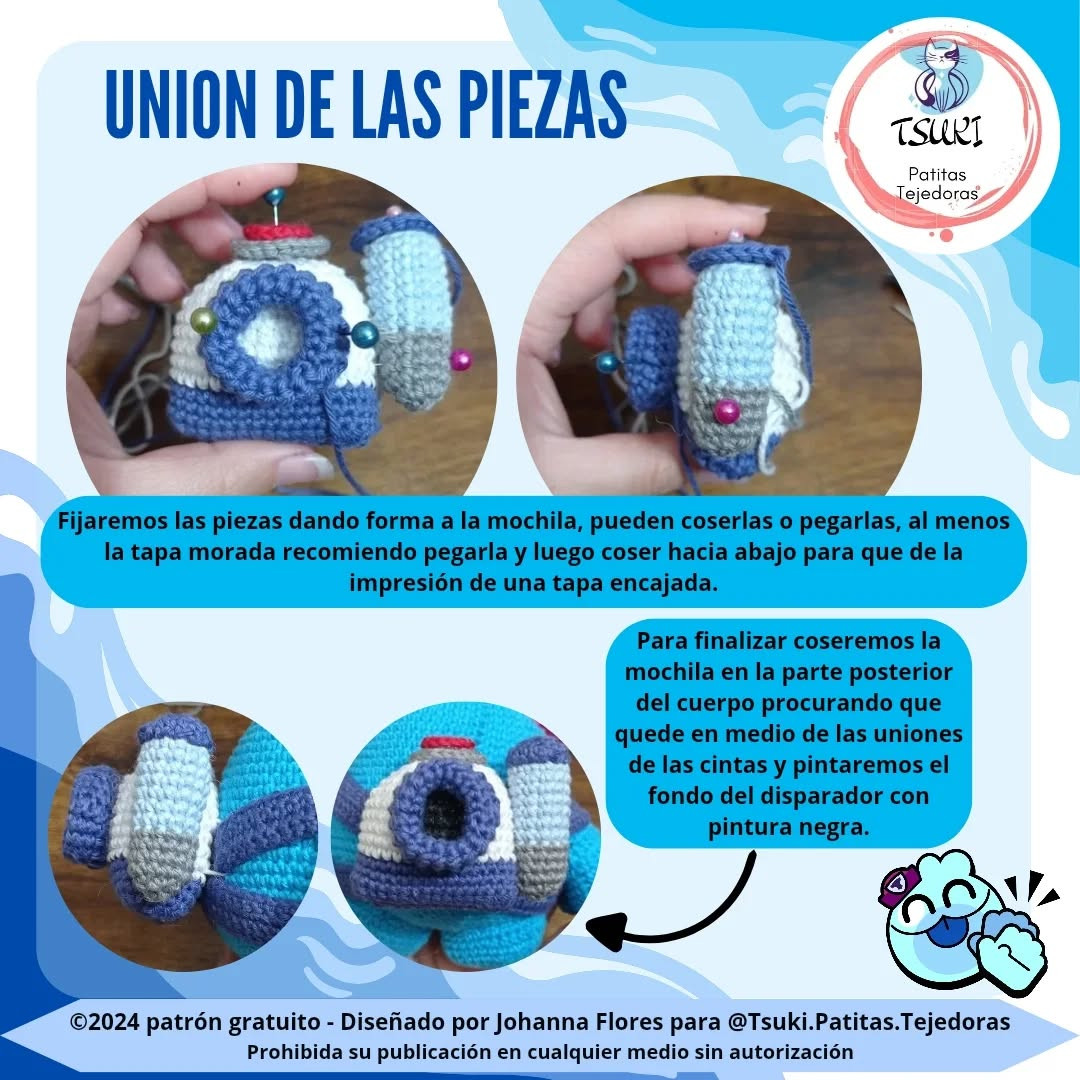 Patrón Amigurumi Squeak Gratis