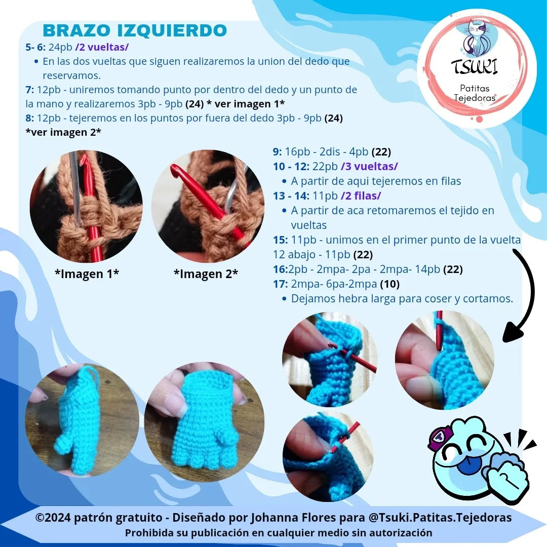 Patrón Amigurumi Squeak Gratis