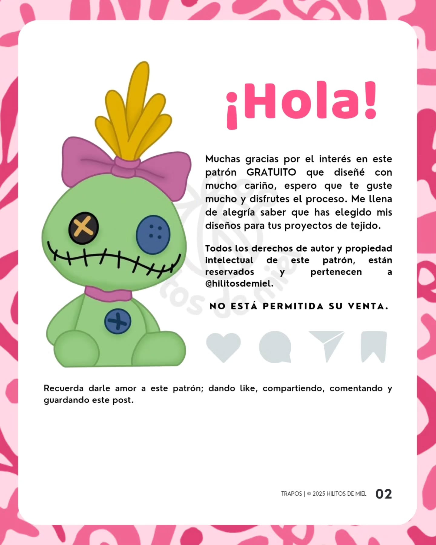 Patrón Amigurumi Stitch Gratis: Inspirado en Lilo & Stitch