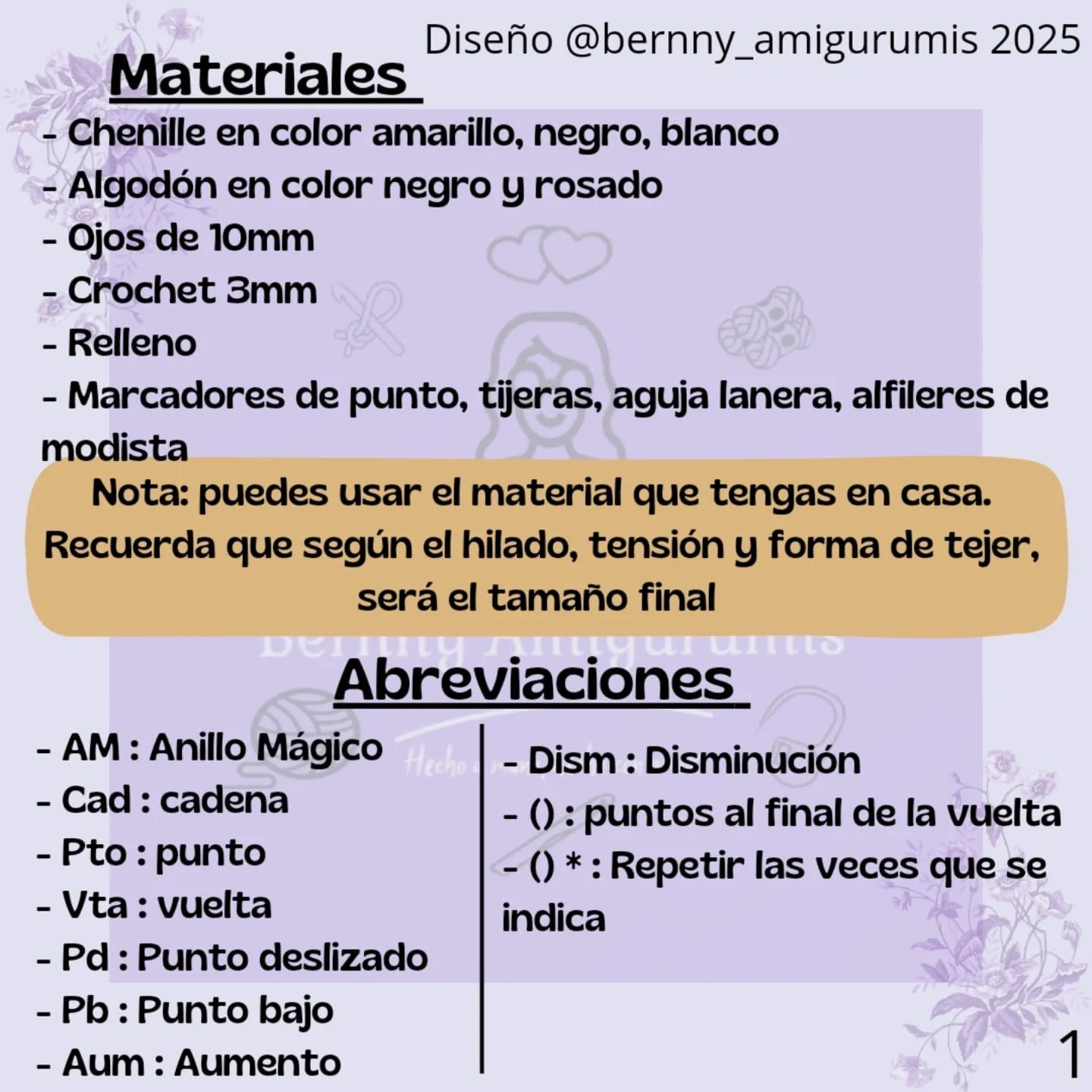 Patrón Amigurumi Tortuga Abeja Gratis