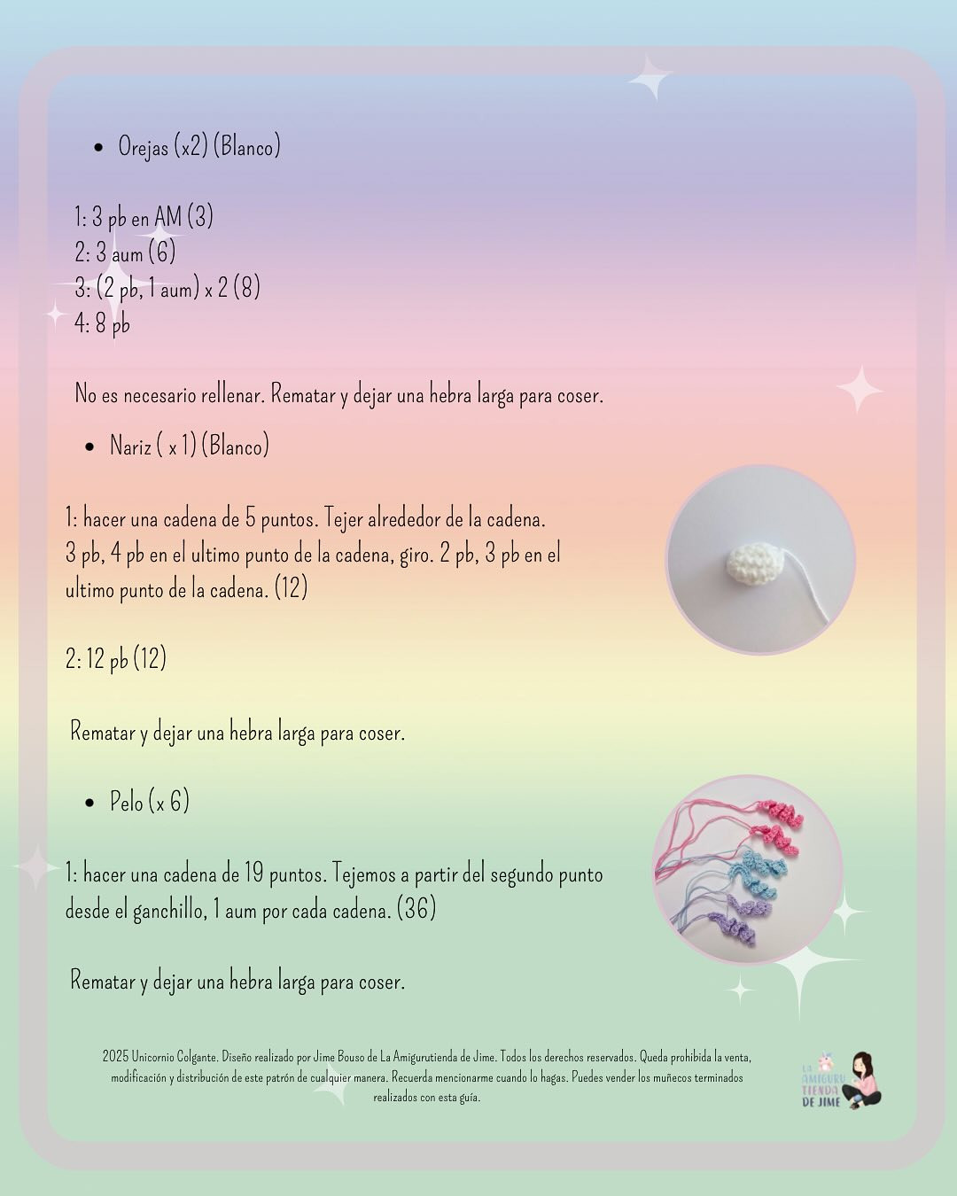 Patrón amigurumi unicornio gratis: ¡Tejelo ya!