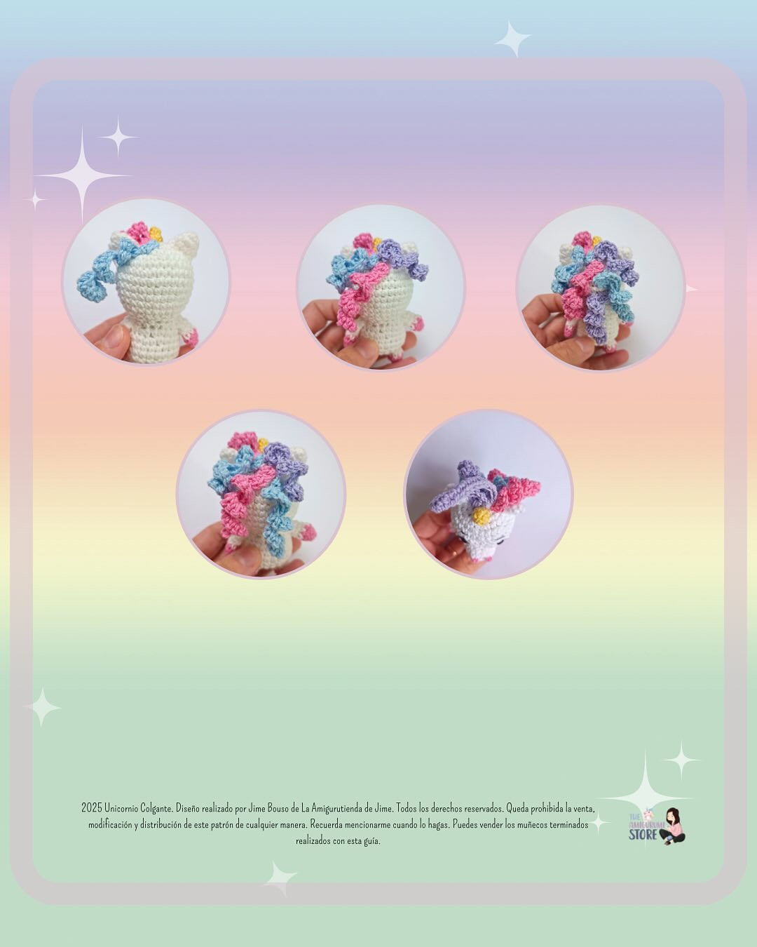 Patrón amigurumi unicornio gratis: ¡Tejelo ya!