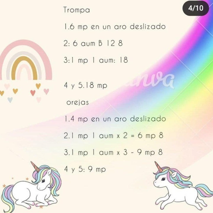 Patrón amigurumi unicornio gratis: tres modelos encantadores