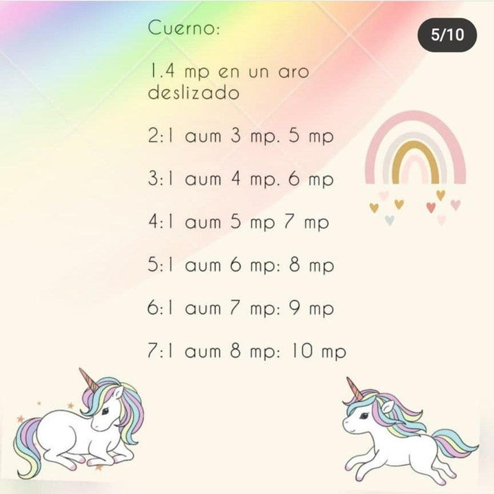 Patrón amigurumi unicornio gratis: tres modelos encantadores