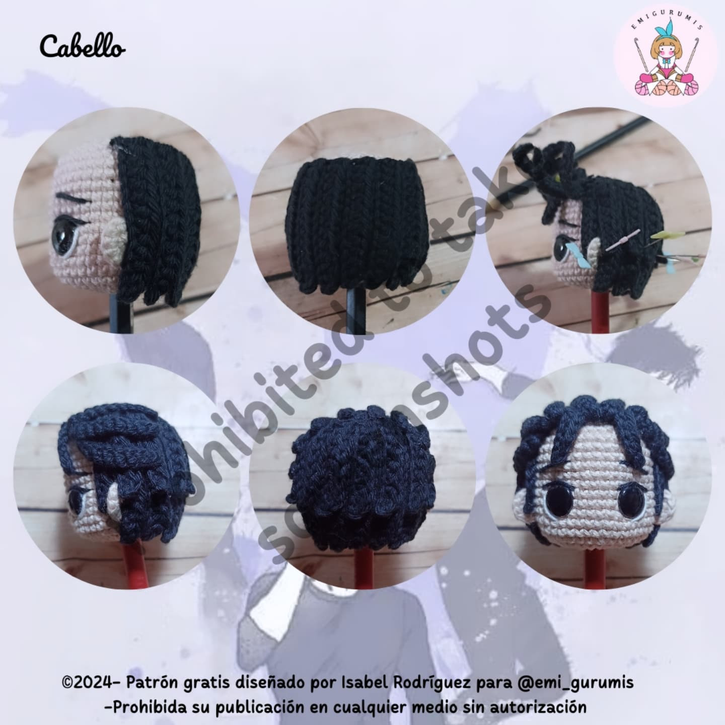 Patrón amigurumi Yuuri Katsuki gratis