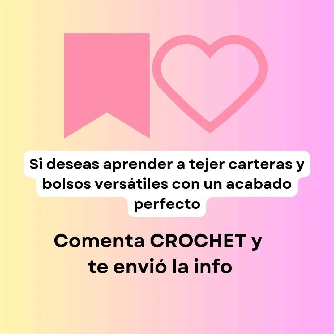 PATRÓN: Bolso tejido a crochet;  modelo y gráfico incluido