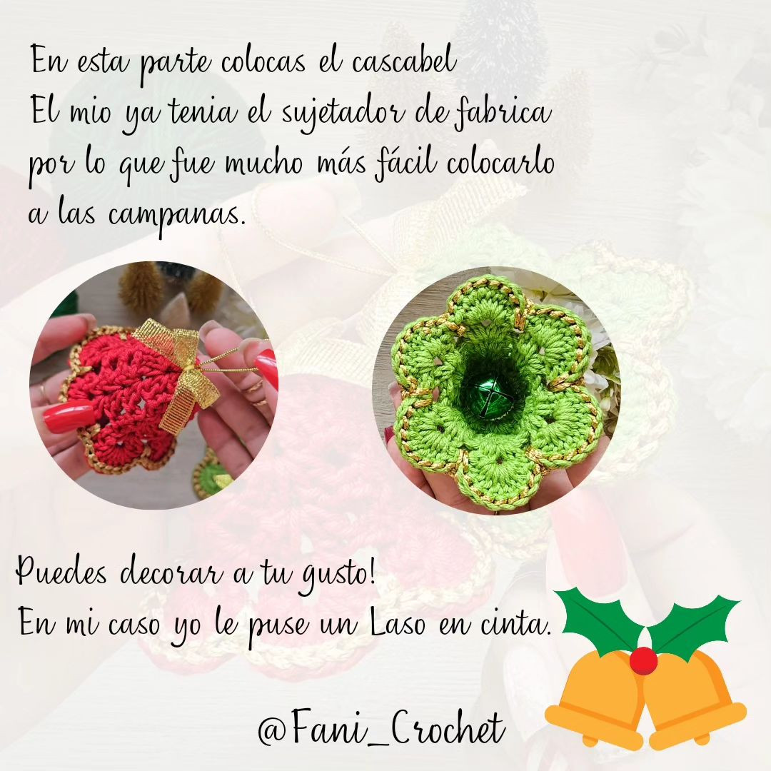 PATRÓN CAMPANAS NAVIDEÑAS GRATIS
